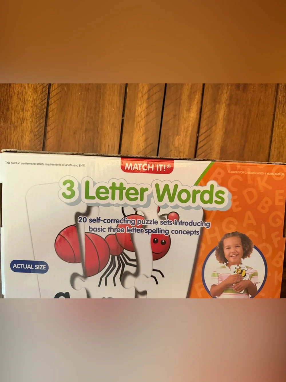 Match It! 3 Letter Words Learning Puzzle Game